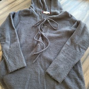 Local boutique Hooded oversized sweater-size S